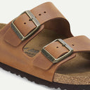 Cognac Arizona Leather Sandals