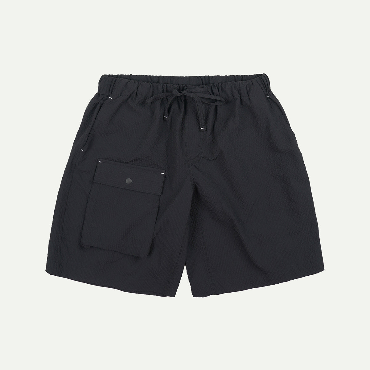 Black Comfortable Banding Shorts