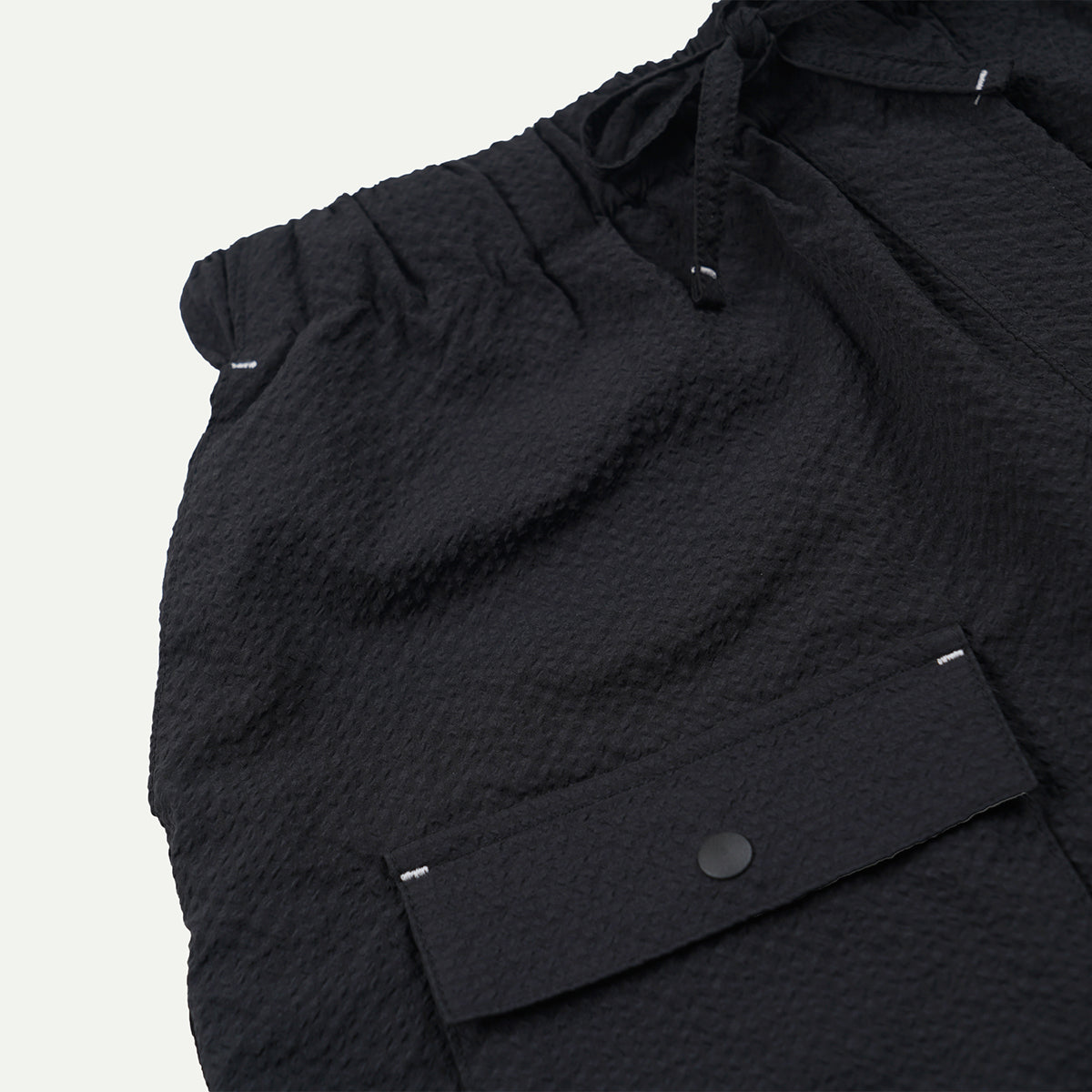 Black Comfortable Banding Shorts