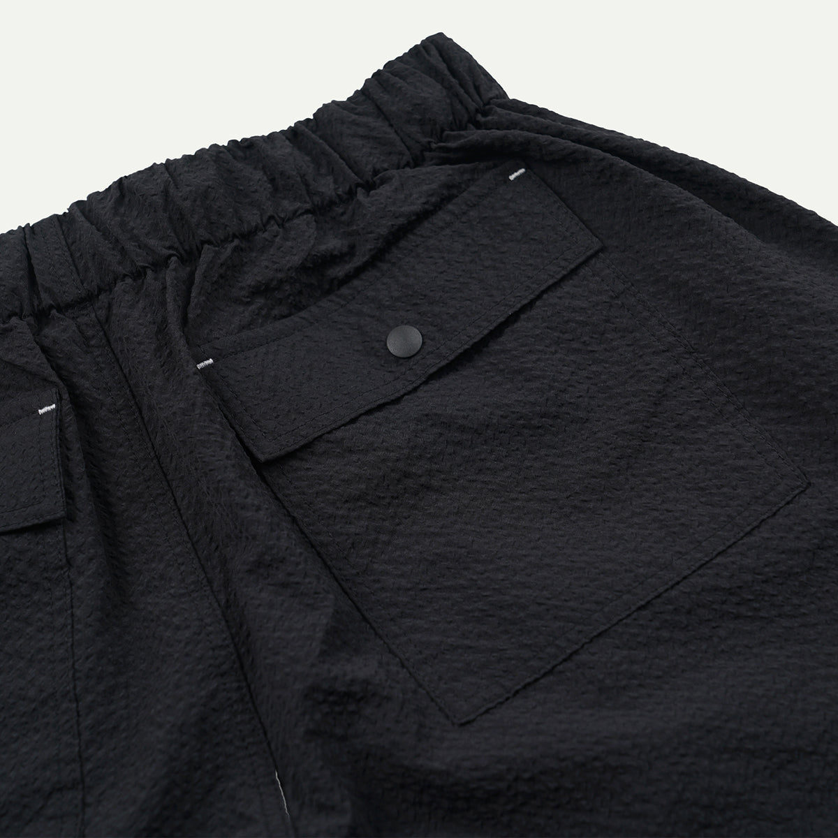Black Comfortable Banding Shorts