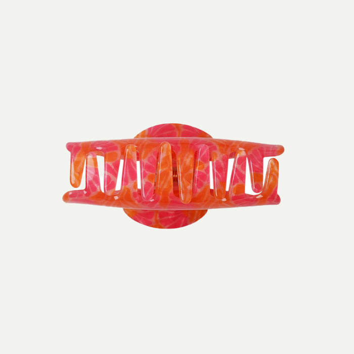 Pink/Orange Flowers Coralie Hair Claw