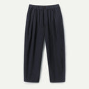 Navy Balloon Cotton Poplin Casper Trousers