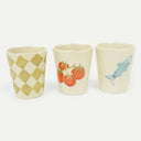 Yellow/Green Nonna House Beaker Set (Set of 3)