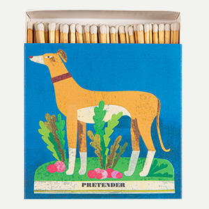 Whippet and Radishes Safety Matches