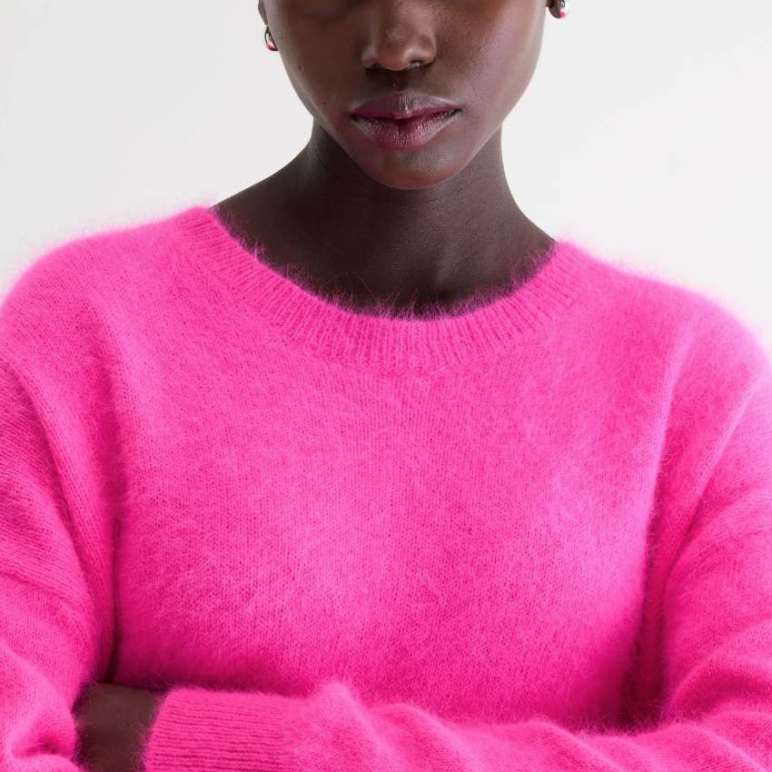 Fluro Pink Datus Knit Sweater