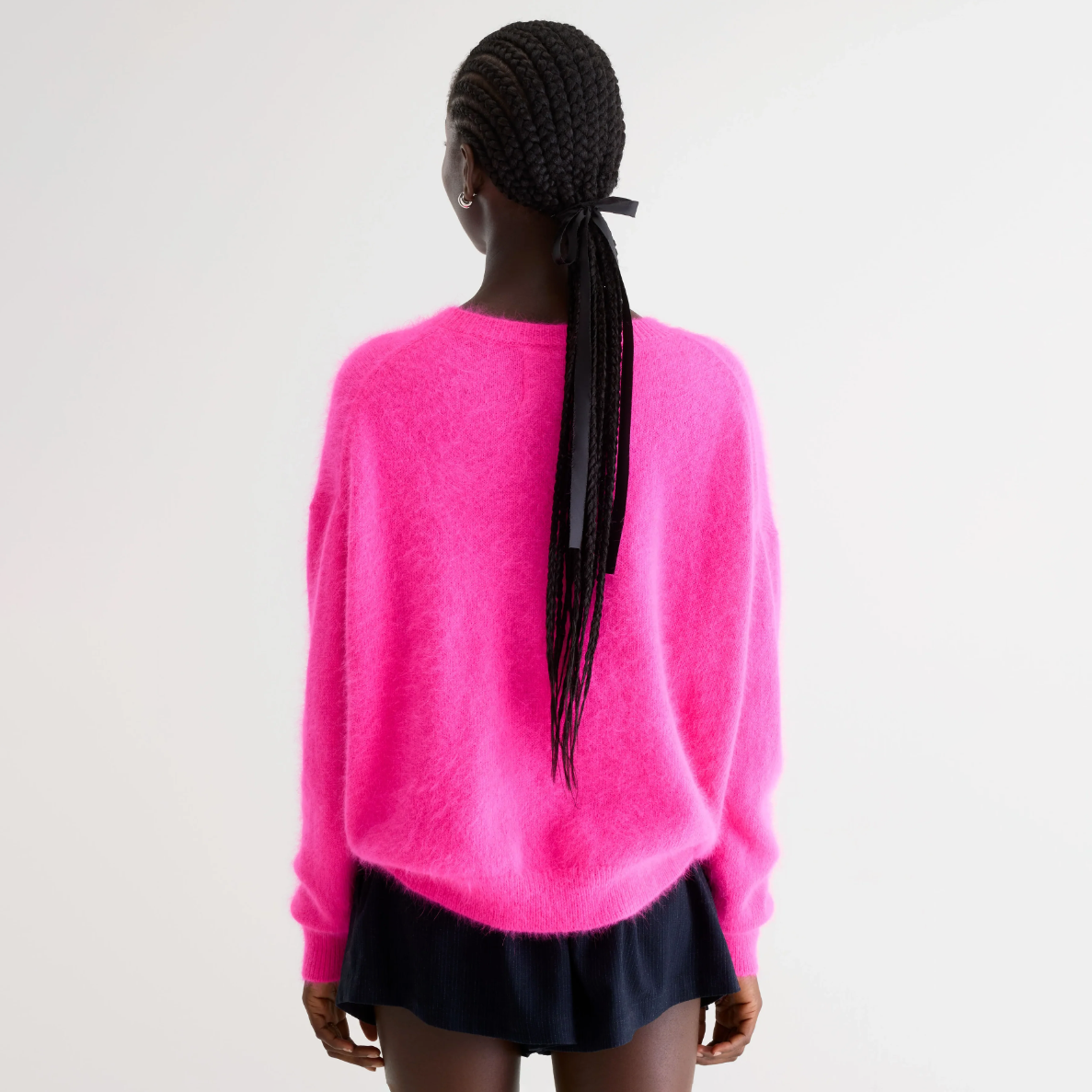 Fluro Pink Datus Knit Sweater