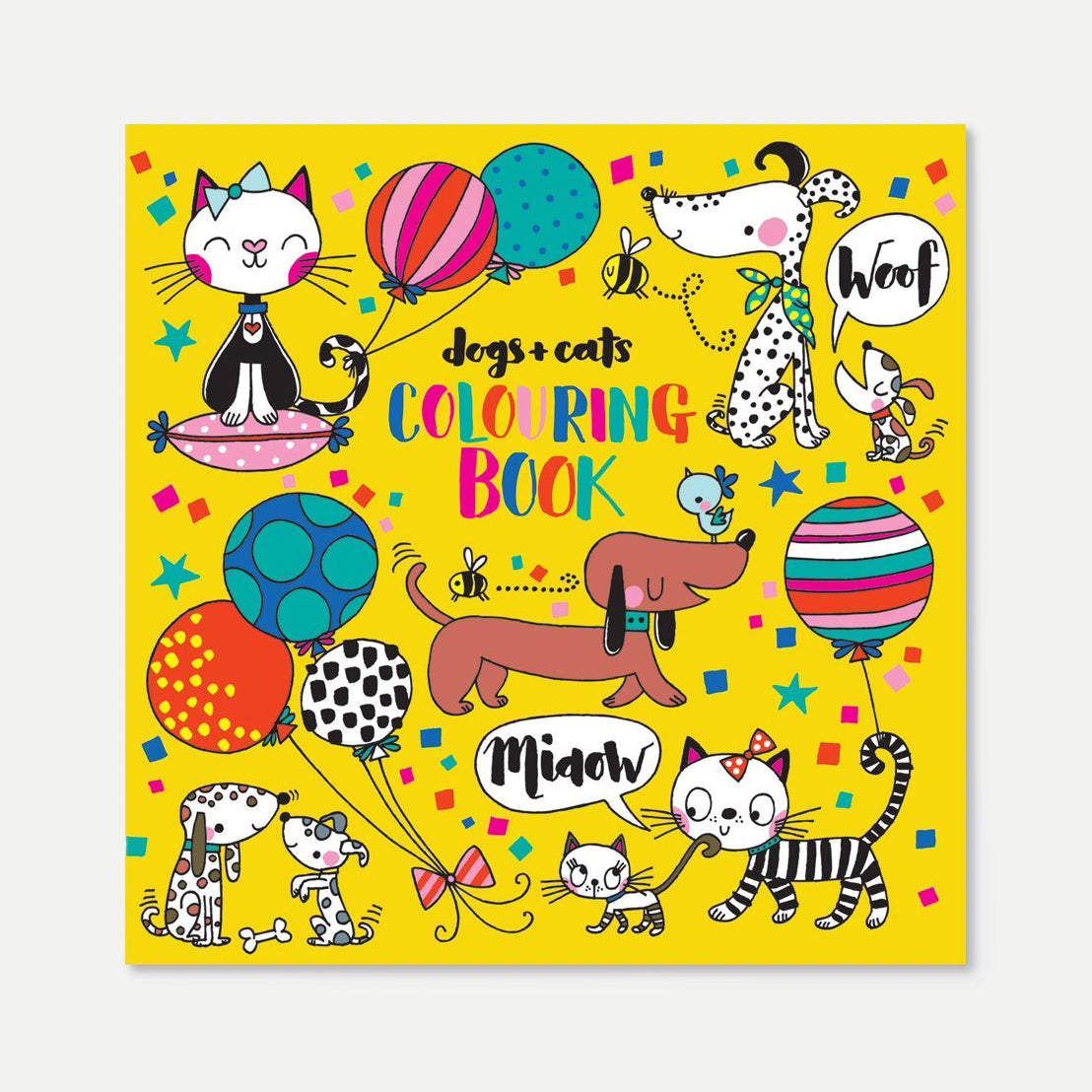 Dogs & Cats Colouring Book