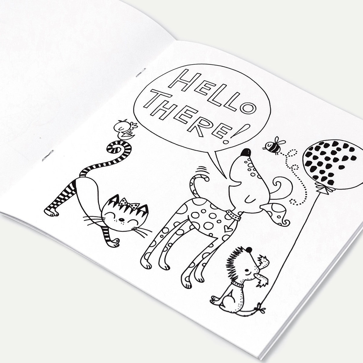 Dogs & Cats Colouring Book