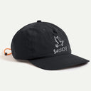 Black Nylon Dove Cap