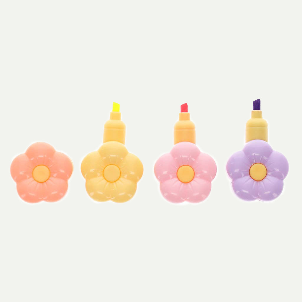 Flower Power Stackable Highlighter Set