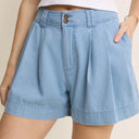 Light Blue Albie Denim Shorts