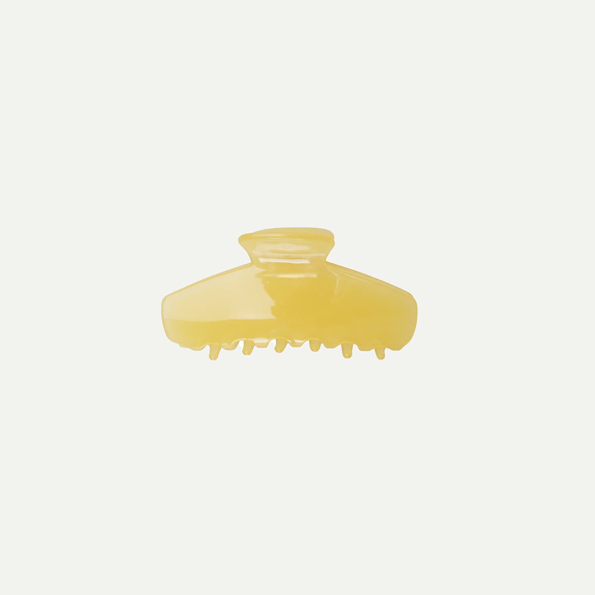 Pastel Yellow Glossy Desiré Hair Claw
