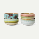 Impression 70's Ceramics Dessert Bowls (set of 4)