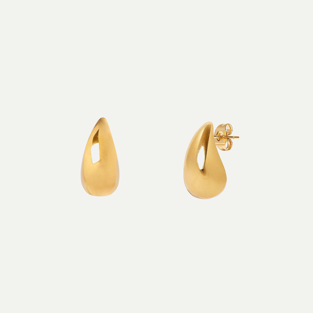 Current Small Waterproof Gold Drop Earrings