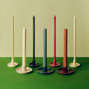 Soft Pistachio Slim Disc XS Candle Holder