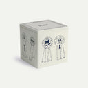Blue/White Large HAY Dog Food Storage Tin