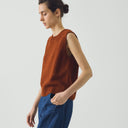 Rust Donegal Merino Tank