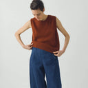 Rust Donegal Merino Tank