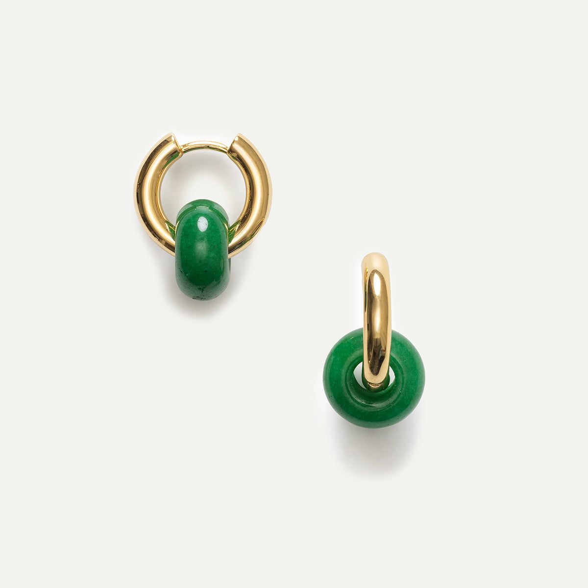 Jungle Fever Glazed Donut Hoop Earring