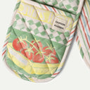 Yellow/Green Nonna House Double Oven Glove