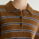 Stripe E Dussyr Knit Polo