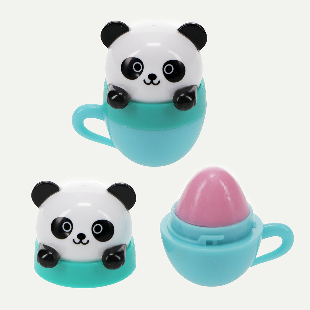 Teacup Animal Friends Mini Berry Scented Lip Balm