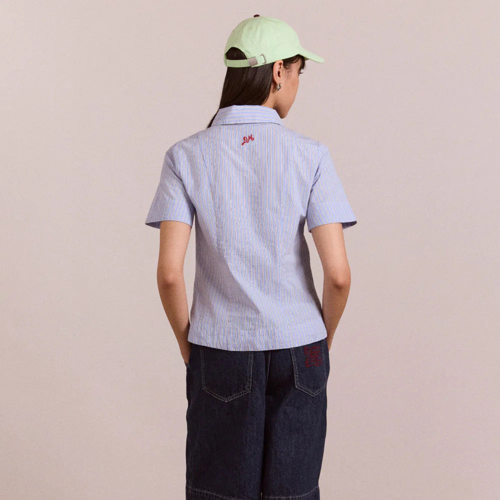 Blue Business Stripe Ebba Shirt