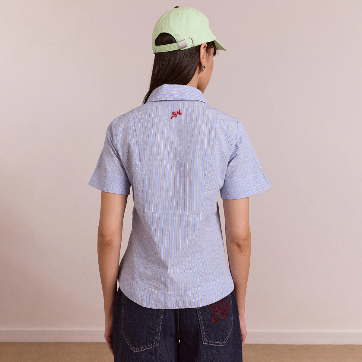 Blue Business Stripe Ebba Shirt