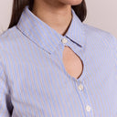 Blue Business Stripe Ebba Shirt