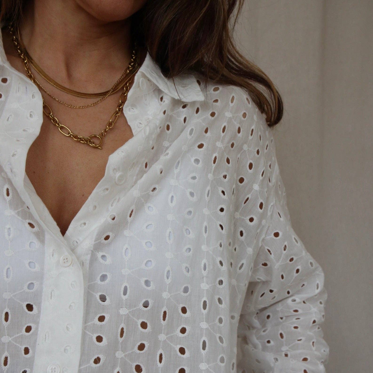 Sea Waterproof Gold Chain Necklace