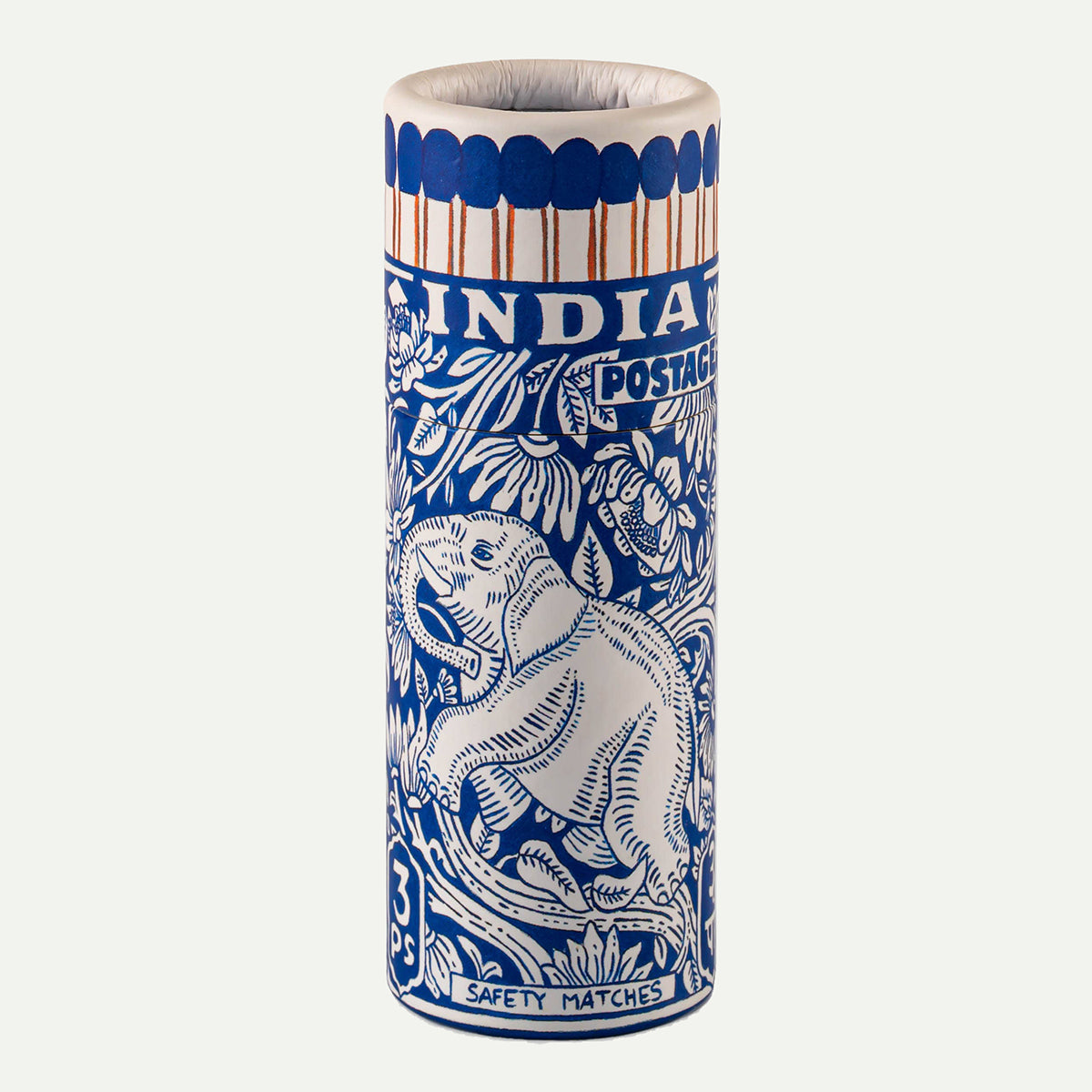 Elephant Stamp Small Cylinder Safety Matches