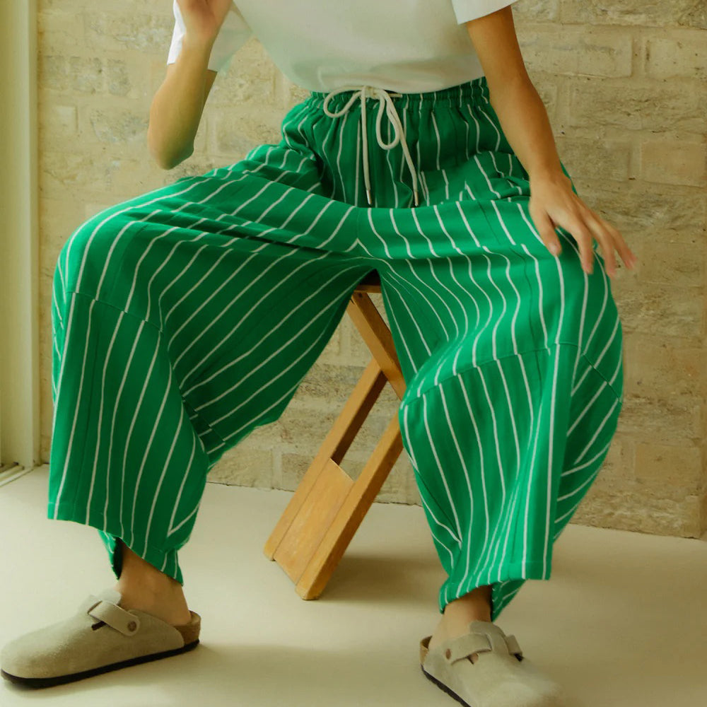 Grass Stripe Elio Trouser