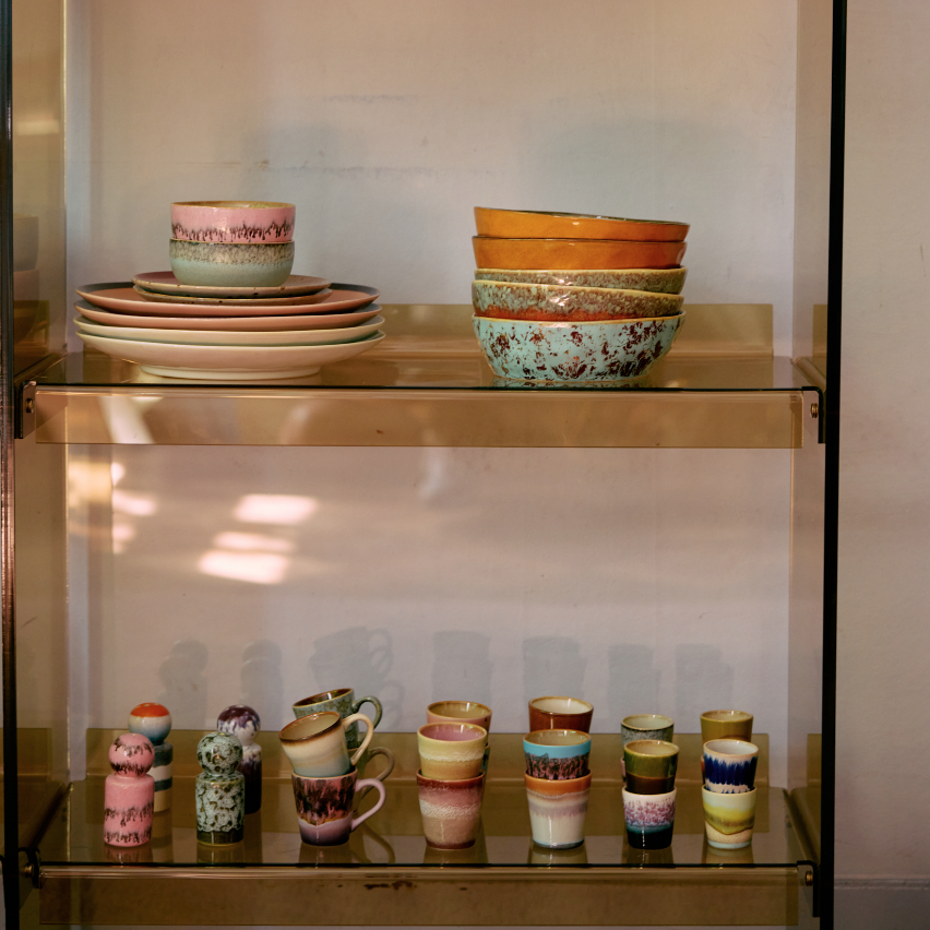 70's Ceramics Brutalism Espresso Mugs (Set of 4)