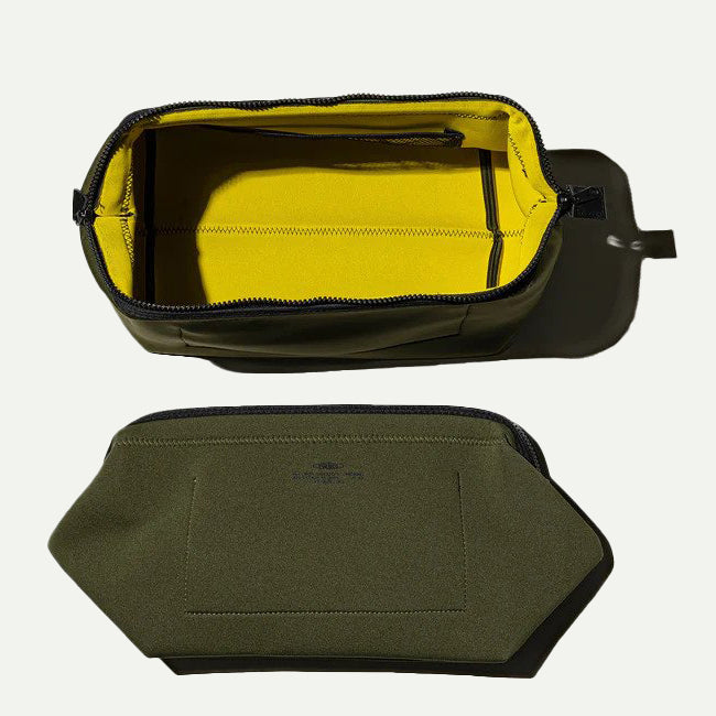Olive/Yellow Large Wired Pouch
