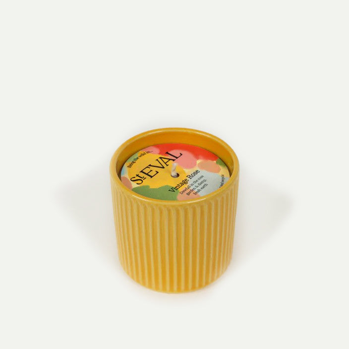 Vintage Rose Artist Pot Candle