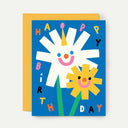 Birthday Flowers Birthday Greetings Card