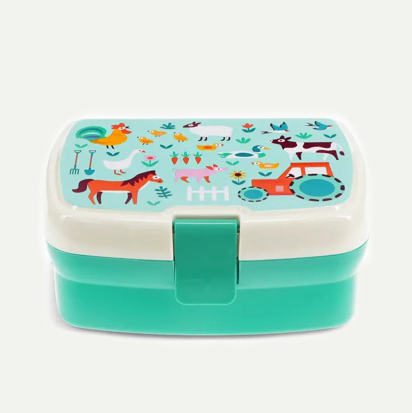 Farmyward Lunch Box with Tray