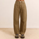 Quince Gingham Felix Jeans