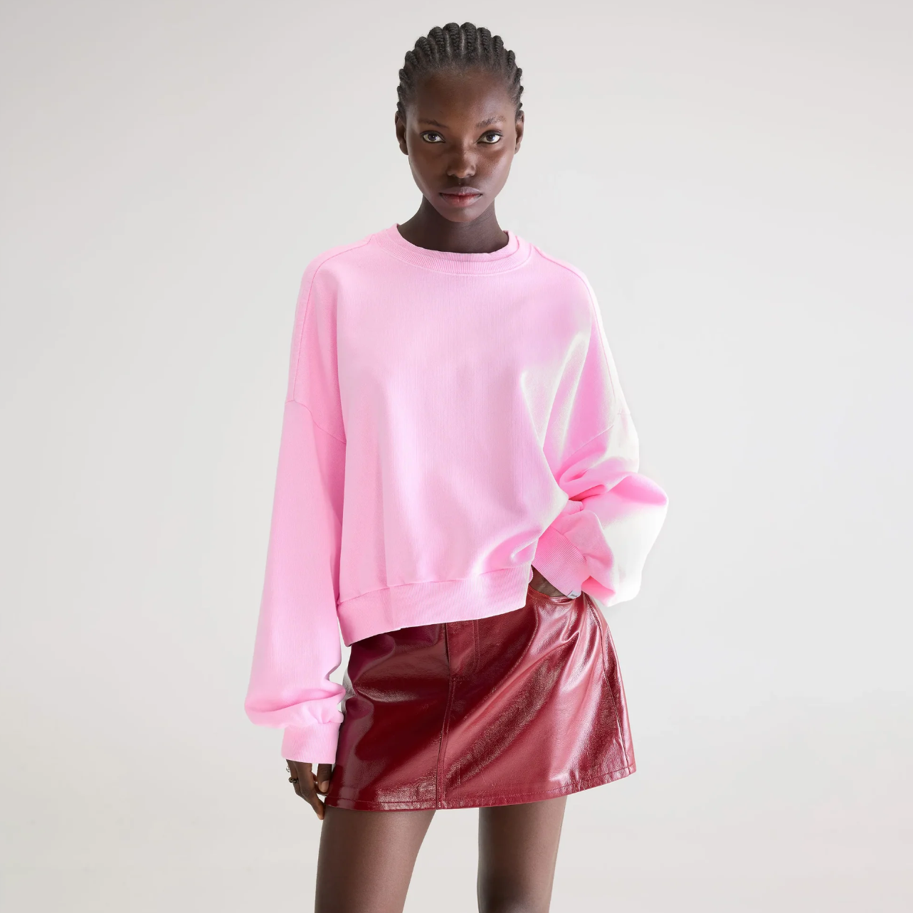 Fluro Pink Ferna Sweatshirt