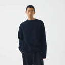 Navy Finn Donegal Wool Sweater