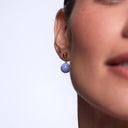 Blue Lace Agate Float Earrings