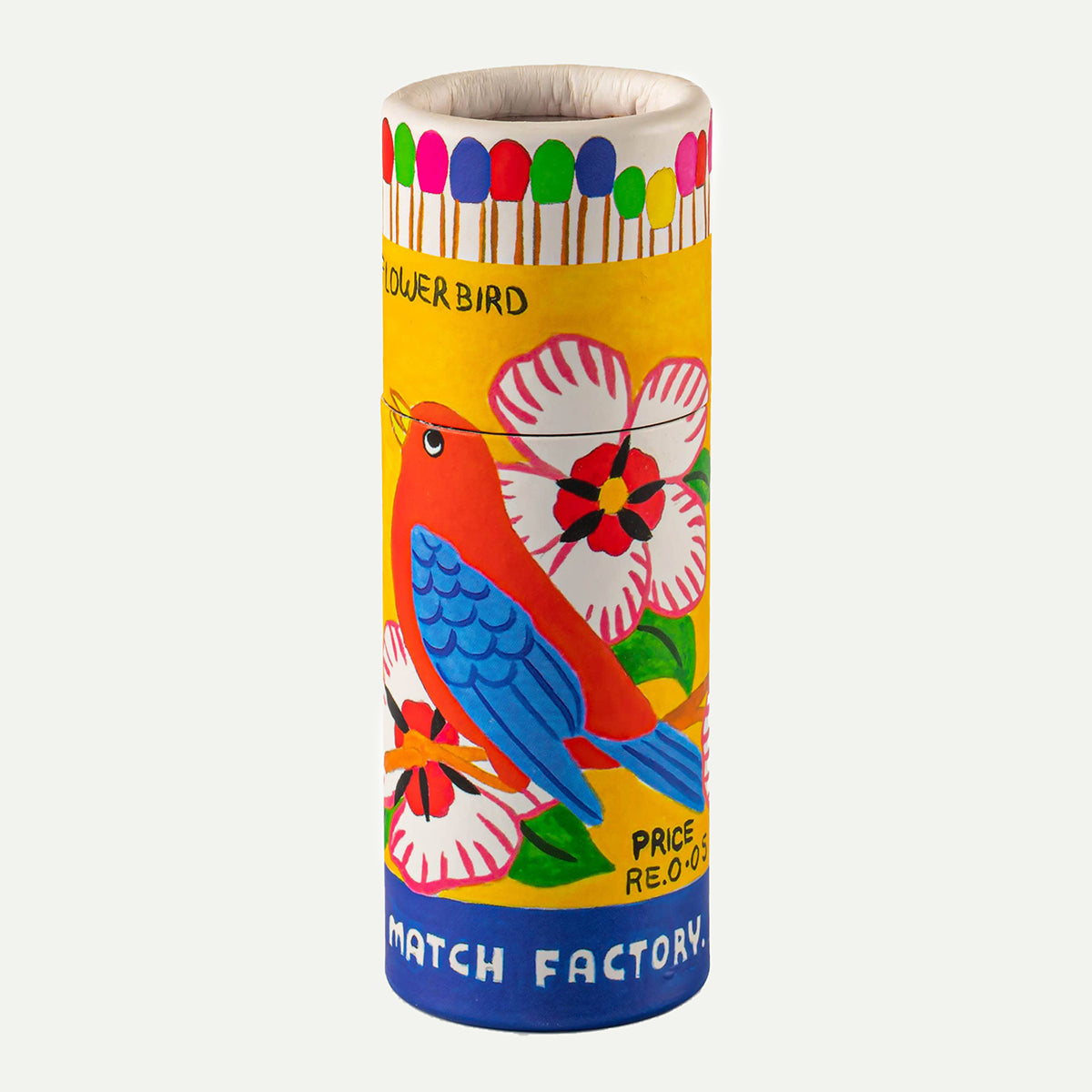 Flowerbird Small Cylinder Safety Matches
