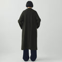 Olive/Black Check Wool Frankie Coat
