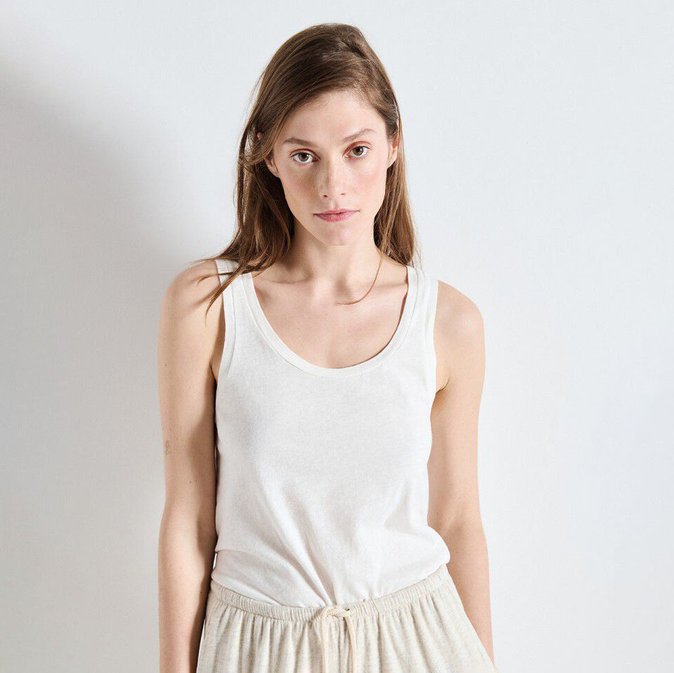 White Gamipy Tank Top