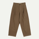 Canteen Green Linen British Worker Pant