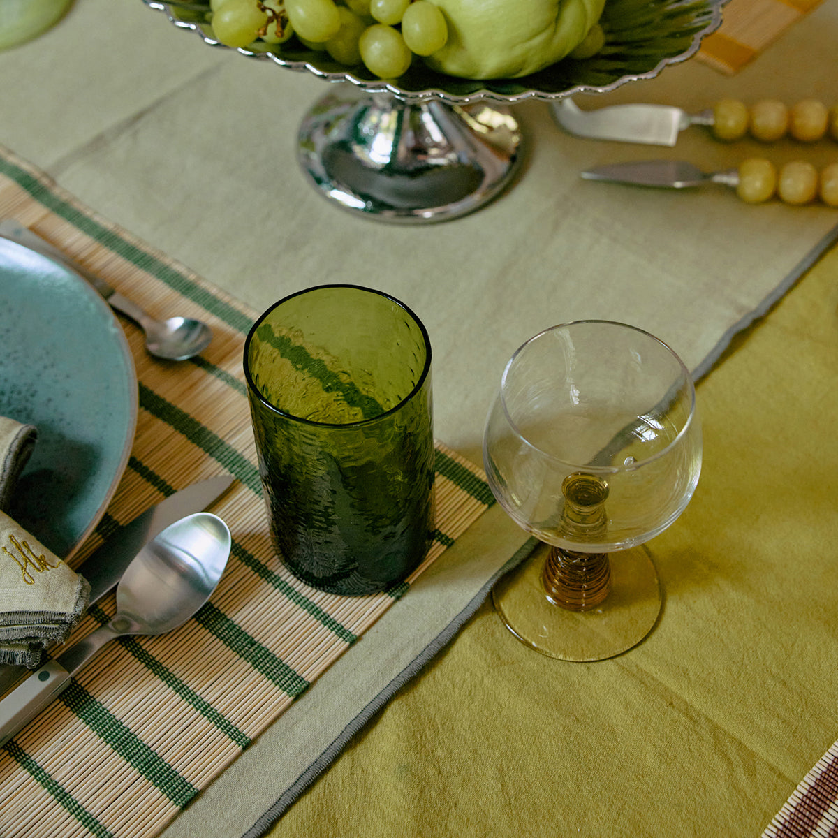 Olive Tube High Glass