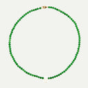 Green Chalcedony Something to Smile About Necklace