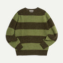 Green Suedehead Stripe Knit