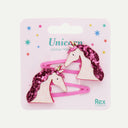 Unicorn Glitter Hair Clips