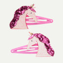 Unicorn Glitter Hair Clips